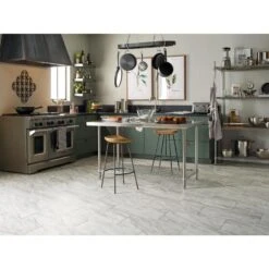SMARTCORE Pro 8-Piece 12-in X 24-in Gardena Marble Interlocking Vinyl Tile -Smartcore 190402110305 09475488 1800x1800