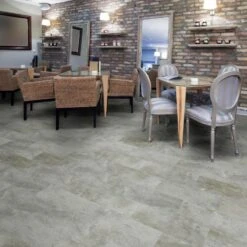 SMARTCORE Pro 8-Piece 12-in X 24-in Ashland Gray Interlocking Vinyl Tile 3 SMARTCORE Pro 8-Piece 12-in X 24-in Ashland Gray Interlocking Vinyl Tile -Smartcore 190402110336 12035700 1800x1800