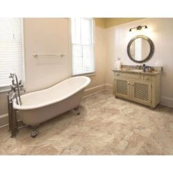 SMARTCORE Ultra 8-Piece 11.97-in X 23.62-in Tivoli Travertine Luxury Vinyl Plank Flooring -Smartcore 836211813418 12035857 1800x1800