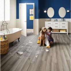 SMARTCORE 11-Piece 5-in X 48.03-in Shady Pine Luxury Vinyl Plank Flooring -Smartcore 836216479923 11469009 1800x1800